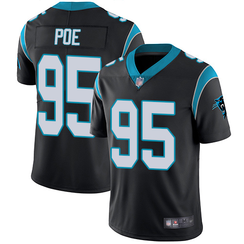Carolina Panthers Limited Black Men Dontari Poe Home Jersey NFL Football 95 Vapor Untouchable